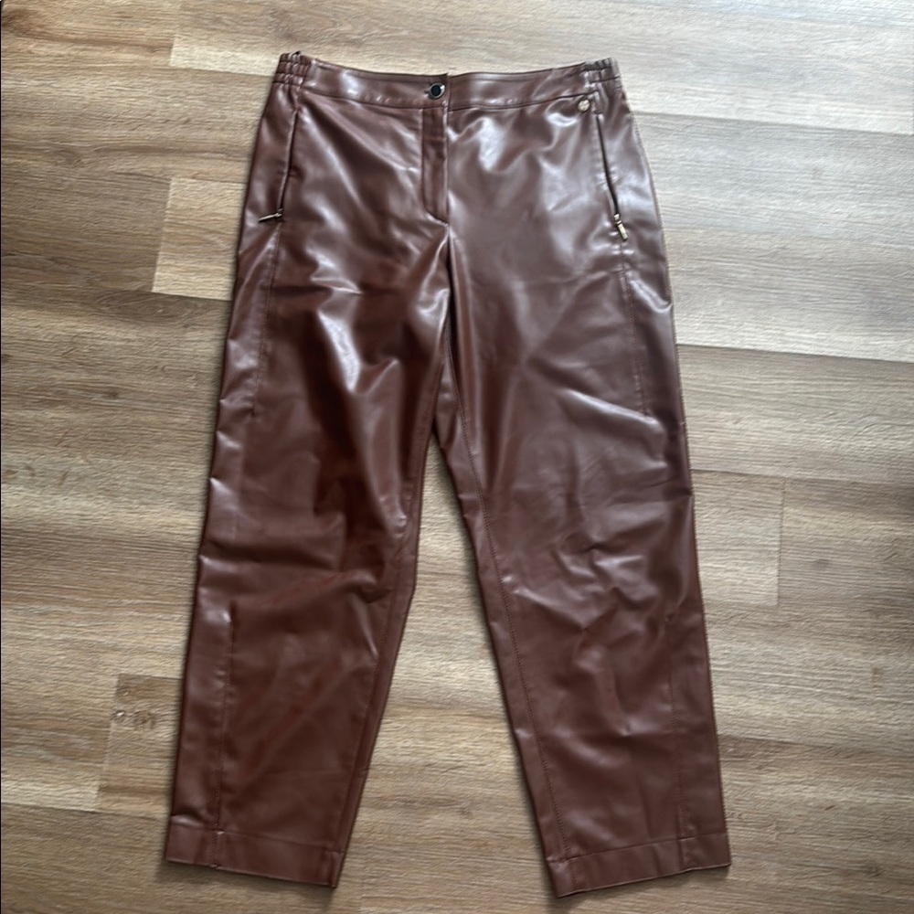Marc Cain Faux Leather Pants